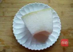 Illustration of how to make vegetarian fried winter melon 1