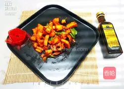 Spicy and sour lotus root Illustration of Ding's practice 1