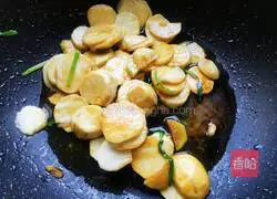 Illustration of how to make garlic sprouts and mushrooms (advanced) 6