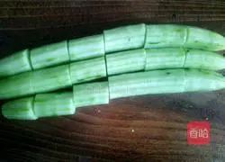 Cold cucumber Illustration of how to do it 3