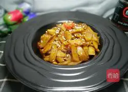 Illustration of how to make braised potato slices 8
