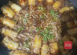 Illustration of how to grill enoki mushrooms 9