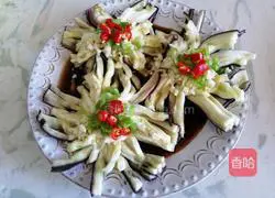 # steamed vegetables# Illustration of how to make chrysanthemum and eggplant 11