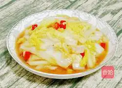 Sour Illustration of how to make spicy baby cabbage 11