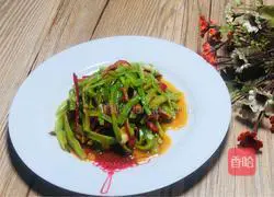 Illustration of how to make cold bitter melon 14