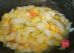 Illustration of how to stir-fry cabbage with tomatoes 10