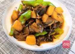 Illustration of how to make three fresh vegetables 16