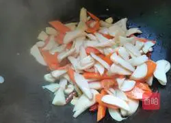 How to stir-fry king oyster mushrooms and carrots Illustration 11