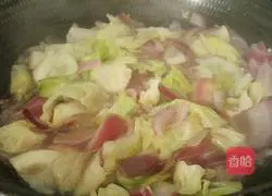 Illustration of how to make fried onions and lotus whites 10