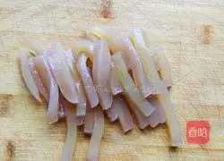 Illustration of how to make cold konjac 1