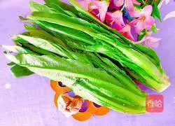 Illustration of how to make garlic lettuce 1