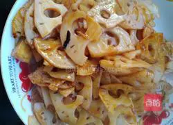 Illustration of how to make tomato and lotus root slices 4