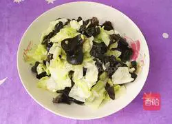 Sauteed fungus with cabbage Practice illustration 10