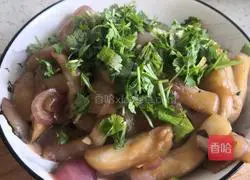 Illustration of how to cook eggplant with onions 8