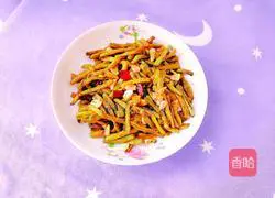 Illustration of how to make stir-fried beans 17