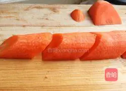 Illustration of home-style fried carrots 1