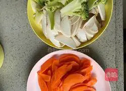 Illustration of Stir-fried Vegetables 1