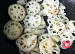 Illustration of how to make smooth lotus root slices 6