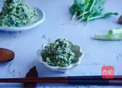 Illustration of how to make autumn healthy side dishes, radish sprouts and small tofu 14