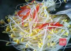 Illustration of how to make cold bean sprouts 5