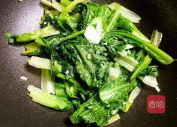 Illustration of stir-fried lettuce 7