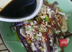 Illustration of how to make hand-shred eggplant 6