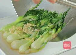 Beijing choy sum Illustration of how to do it 8