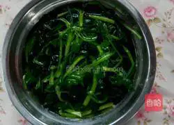 Cold spinach vermicelli Illustration of how to do it 1
