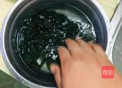 Illustration of how to make cold wakame 2