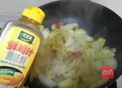 Pork dregs and stir-fry Chinese cabbage Illustration of how to do it 6