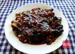 Illustration of making sauced eggplant 14