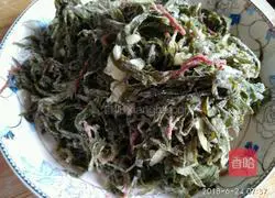 Illustration of how to steam vegetables (broom seedlings) 9