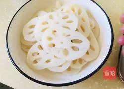 Illustration of how to make sweet and sour lotus root slices 5
