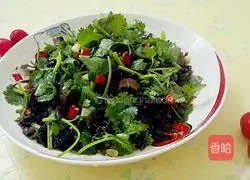 Illustration of how to make cold black fungus 8