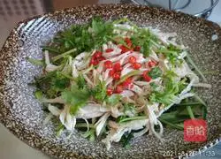 Illustration of how to make cucumber and chicken breast 15