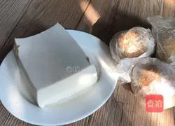 Illustration of how to make preserved egg tofu 1