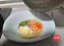 Illustration of how to make colorful pepper and quail eggs 6