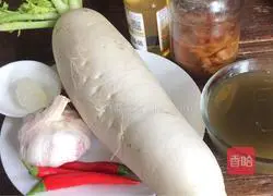 Illustration of how to make homemade pickled radish 1