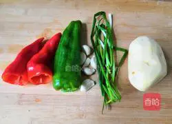 Illustration of how to make spicy potato sticks 2