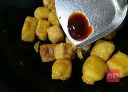 Illustration of braised tofu puffs 6