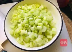 Illustration of how to make pickled celery hearts 3