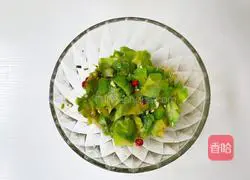 Illustration of how to make cold bitter melon 6