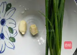 Illustration of how to make fried edamame and loofah 3