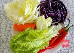 Illustration of how to make cold colorful silk 1