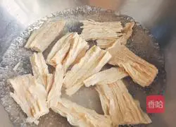 Cold salad Illustration of how to make yuba and cucumber 5