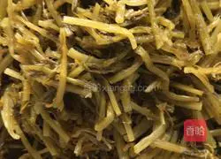 Illustration of braised pickled bamboo shoots with pickled vegetables 10