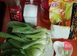 Illustration of how to make stir-fried rapeseed 1