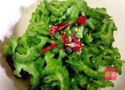 Illustration of how to make sweet and sour bitter melon 7