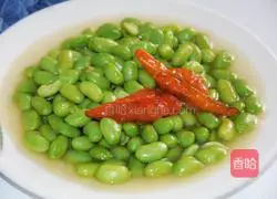 Illustration of how to make refreshing edamame 9