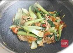 Illustration of how to make tomatoes, mushrooms and rapeseed 8